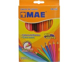 LAPIZ DE COLOR LARGO 36PZ