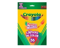 LAPIZ DE COLOR LARGO 36PZ