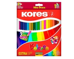 LAPIZ DE COLOR TRIANGULAR 4MM 26PZ