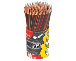 LAPIZ DE GRAFITO 2 BLACK PEPS TRIANGULAR 72PZ