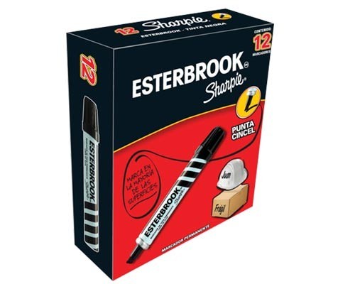 MARCADOR PERMANENTE ESTERBROOK 12PZ