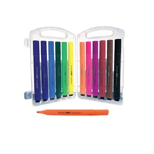 MARCADORES DE AGUA TRIANGULAR SURTIDO 12PZ