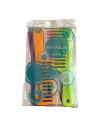 Peine Hacha - Mopi 6 piezas