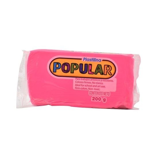 PLASTILINA EN BARRA FLUOR 200GR