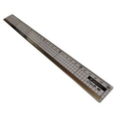 REGLA CON BORDE METALICO 30CM