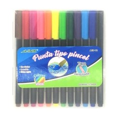 PLUMON TIPO PINCEL 12PZS