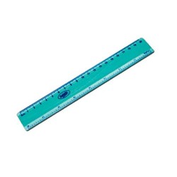 REGLA FLEXIBLE TRANSPARENTE 20CM