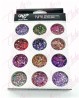Decoración AZUCAR CON GLITTER normal para uñas 12 piezas de 1/8 por paquete, (Sin estuche) surtido KT(168)-, 213-0629, 213-0668 