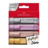 RESALTADOR TEXTILINER METALICO 46 ESTUCHE CON 4 PZAS