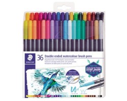 ROTULADORES DOBLE PUNTA ACUARELEABLES 36PZ