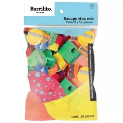 SACAPUNTAS ESCOLAR 25PZ SURT