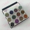 Decoración CAVIAR COLORES para uñas 12 piezas de 1/8 por estuche, (Con estuche) surtido KT(21)-0168-20 KT(190)-0168N /ACU14-0932