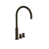Study Exclusive Grifo bimando alto de repisa para lavabo