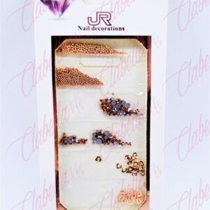 Decoración CAVIAR Y CRISTAL para uñas aprox 200 piezas por sobre, surtido 11A-127 (PB)