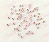 Decoración CIRCULO 3D CON FIGURA DE CORAZÓN para uñas aprox (10gr) 82 piezas por paquete (PB)