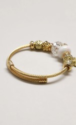 Pulseras Charms Dorada