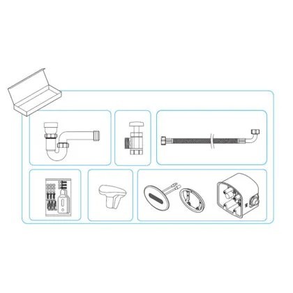 Kit accesorios urinario Euret electrónico a pilas