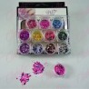 Decoración CONFETI NEON para uñas 12 piezas de 1/8 por estuche, (Con estuche) surtido KT(141)-0609B KT(141)-0609D/ KT(239)-0609D