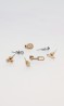 Set Aretes Plateados