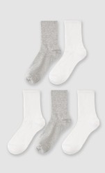 Paquete Calcetines Largos Blanco