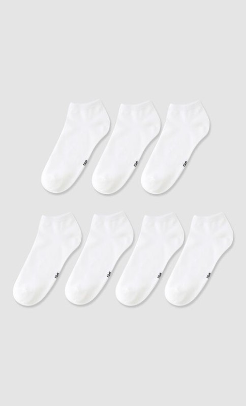 Paquete Calcetines Cortos Blancos