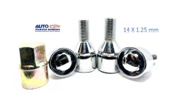 BIRLO SEGURIDAD MINI COOPER SUZUKI PEUGEOT FIAT NEON BMW MEDIDA 14 X 1.25 mm OEM.