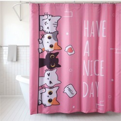 Cortina de baño Cats