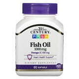 21st Century, Aceite de pescado, 1000 mg, 60 softgels
