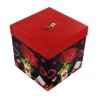 1pza Caja pequeña de regalo 15x15x15cm con diseño y listón, variedad de modelos / 327-2s / 327-1s / bt-2306-s