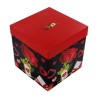 1pza Caja pequeña de regalo 15x15x15cm con diseño y listón, variedad de modelos / 327-2s / 327-1s / bt-2306-s