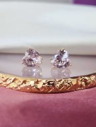 Aretes corazon zirconia grande 62A