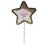 Cake tupper Estrella dorada Happy Birthday
