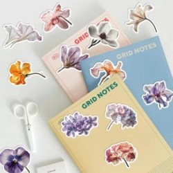 Pack con 50 Stickers Impermeables Comida Rápida