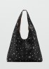 Bolso troquelado tachuelas
