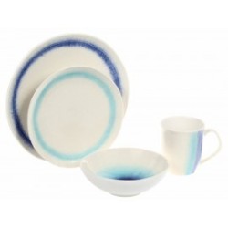 Haus Plato para Ensalada Redondo Azul
