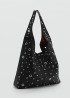 Bolso troquelado tachuelas
