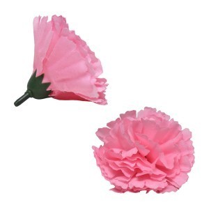 FLOR ARTIFICIAL CLAVEL 9CM C/20 PIEZAS