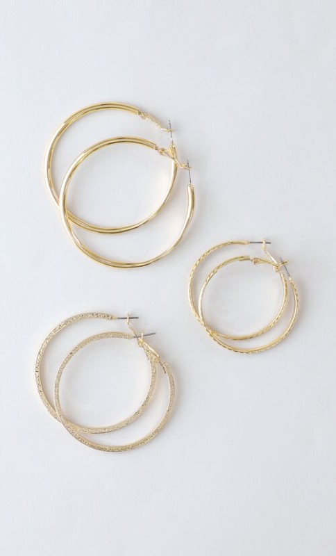 Set Aretes Aros