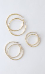 Set Aretes Aros
