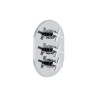 Rs-Cross Conjunto termostático de ducha 3 vías