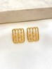 Arete Cuadro Barras Zirconias