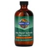 Garden of Life, Olde World Aceite de hígado de bacalao islandés, Limón y menta, 1 g, 236 ml (8 oz. líq.)