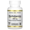 California Gold Nutrition, Benfotiamina, 300 mg, 90 cápsulas vegetales