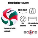 Balón de voleibol Molten V5M3500 5,Balón de voleibol Molten V5M3500 5