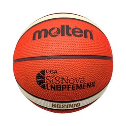 Balón de baloncesto Molten B6G2000 LNBP 6 hule natural,Balón de baloncesto Molten B6G2000 LNBP 6 hule natural