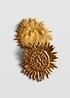Pendientes maxi flor
