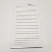 Interior para Libretas 1/4 o cuarto de Oficio "Raya"