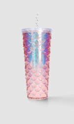 Vaso Con Popote Textura