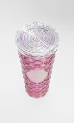 Vaso Con Popote Textura