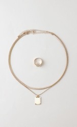 Set Anillo Y Collar